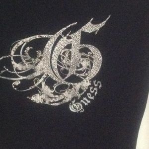 Guess Tops - 2 long sleeve tees with stones size S & Xs Guess Tops - 2 long sleeve tees with stones size S & Xs